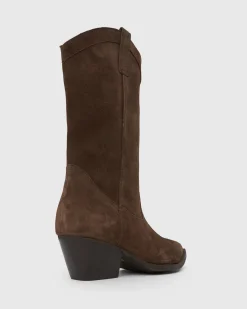 PRE-ORDER HOWDY Suede Leather Western Boots