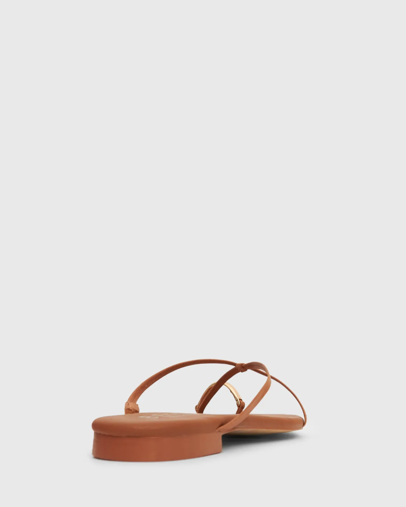 PRE-ORDER MANTRA Leather Flat Strappy Sandals