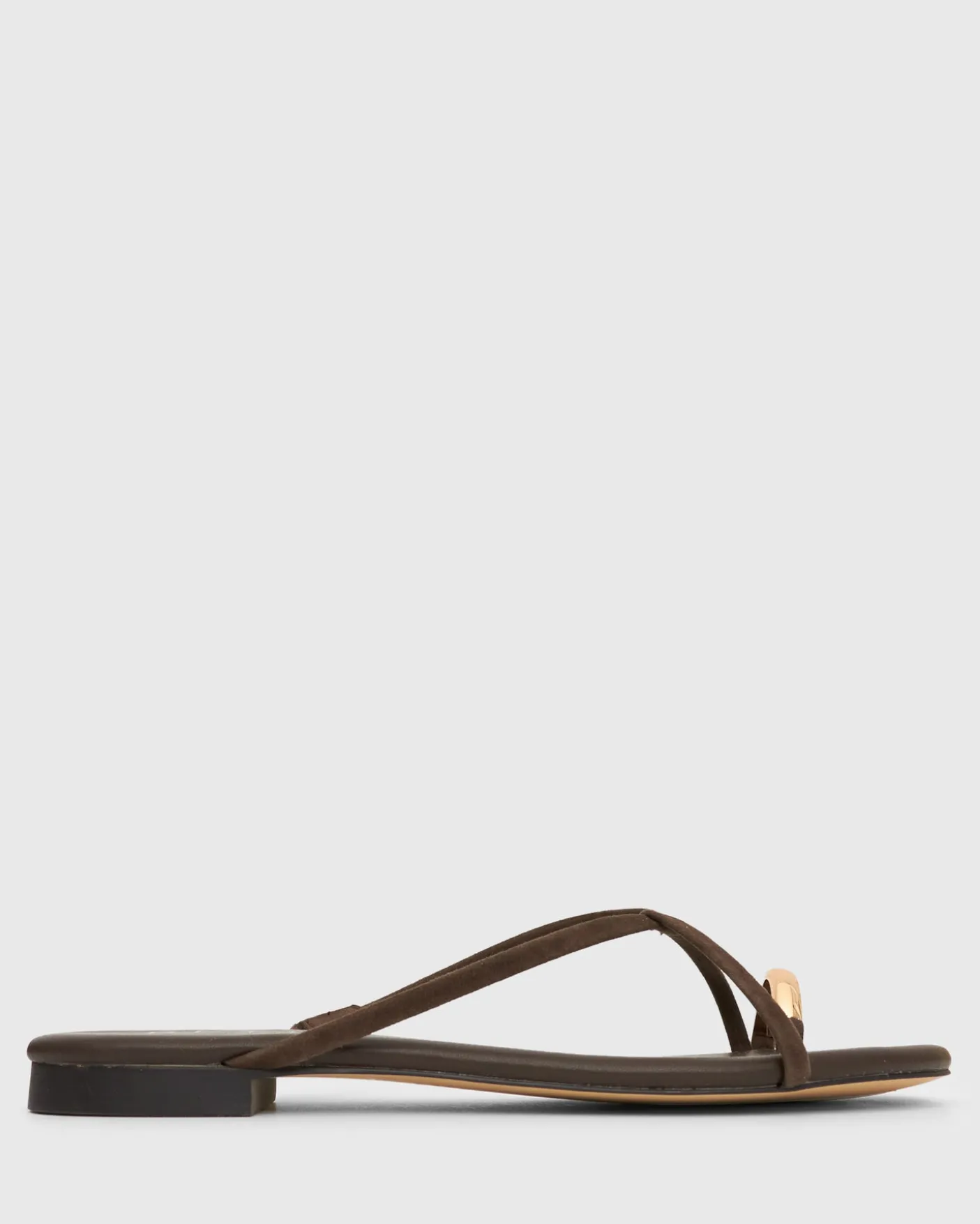 PRE-ORDER MANTRA Leather Flat Strappy Sandals