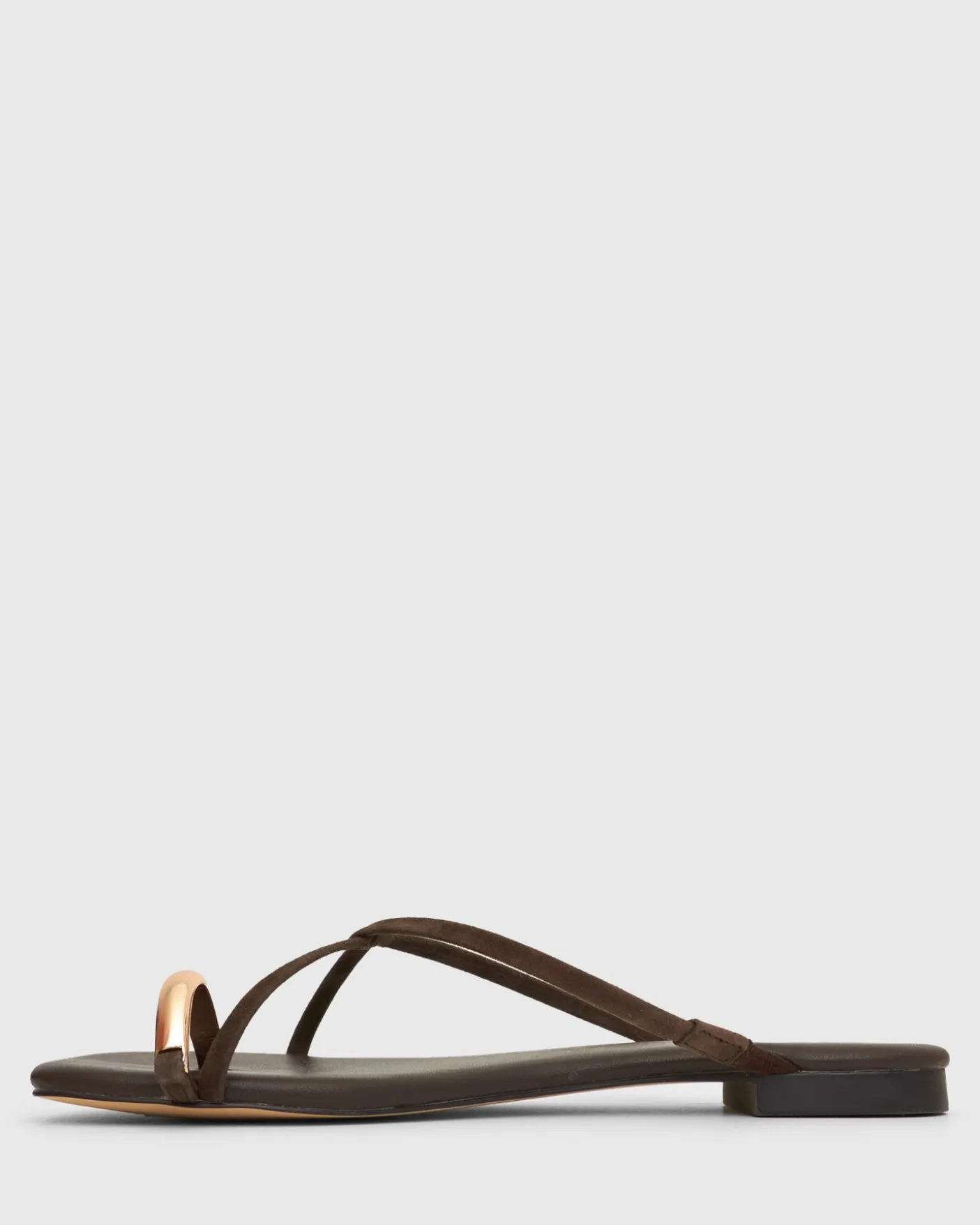 PRE-ORDER MANTRA Leather Flat Strappy Sandals