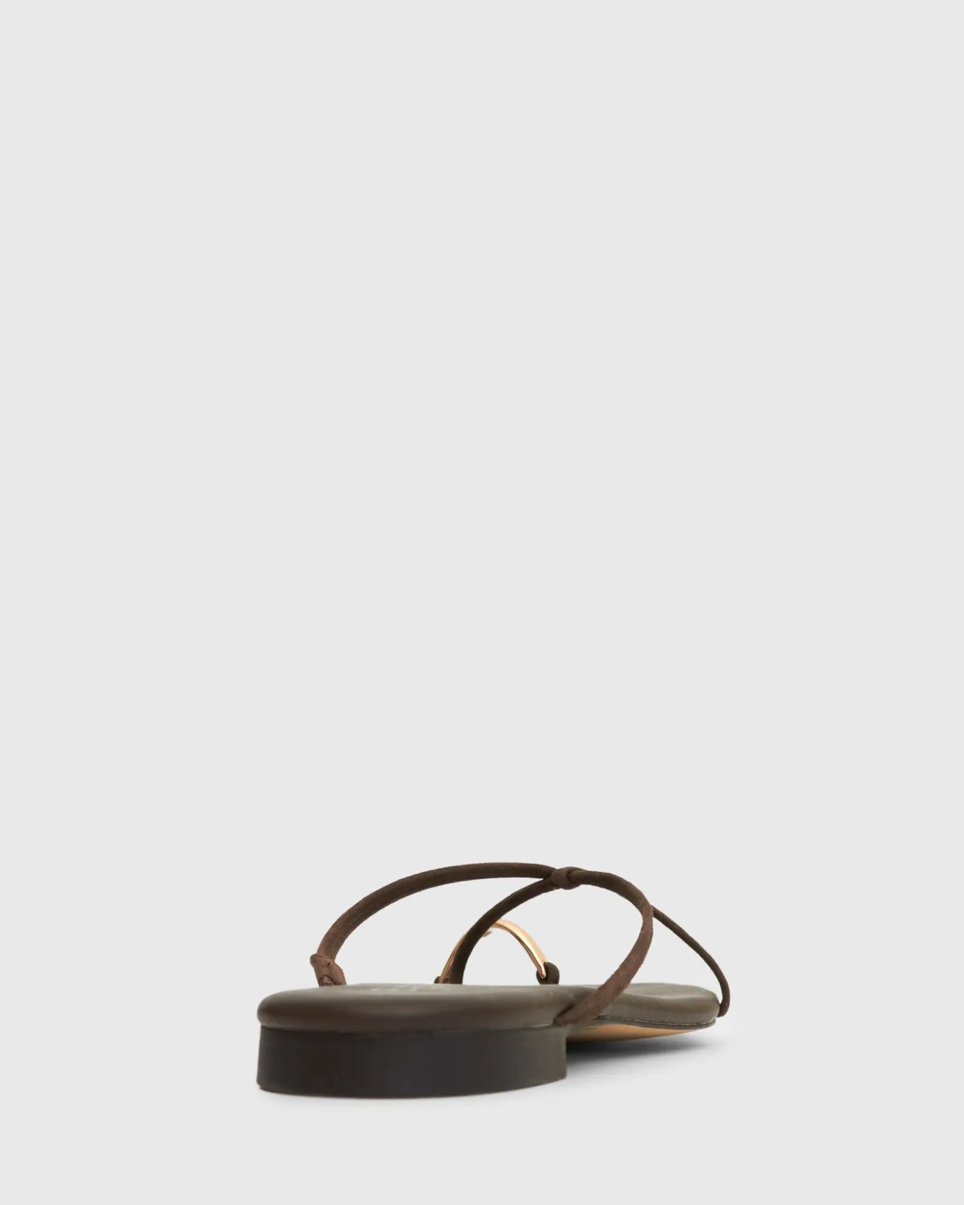 PRE-ORDER MANTRA Leather Flat Strappy Sandals