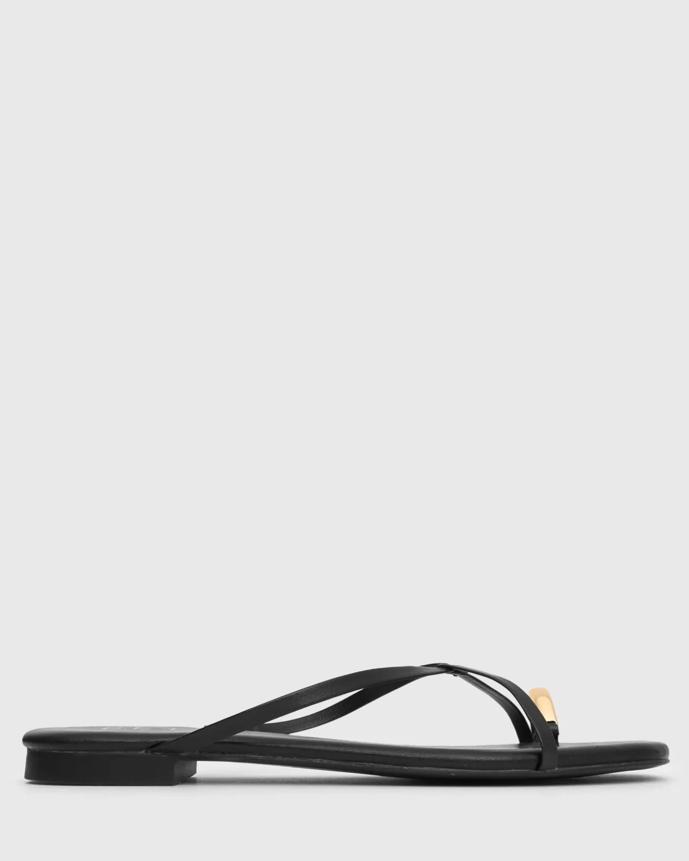 PRE-ORDER MANTRA Leather Flat Strappy Sandals