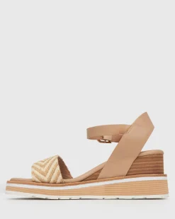 PRE-ORDER SANDREA Stacked Heel Wedges