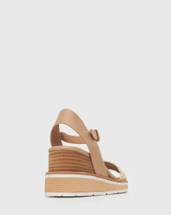 PRE-ORDER SANDREA Stacked Heel Wedges
