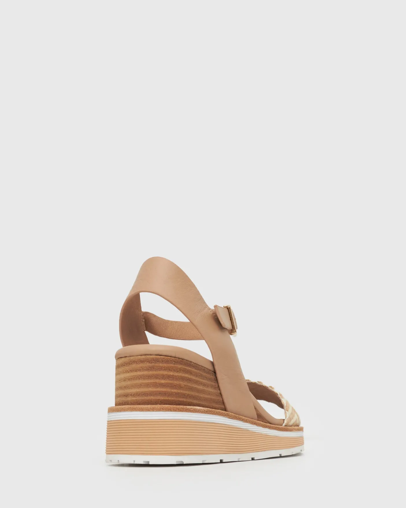 PRE-ORDER SANDREA Stacked Heel Wedges