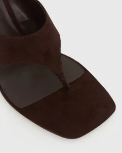 PRE-ORDER SELENE Square Toe Wedge Sandals