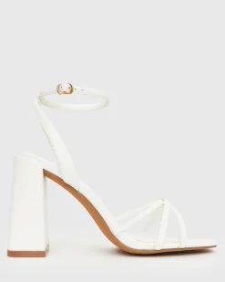 PRE-ORDER SOLANA Strappy High Block Heel Sandals