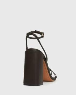 PRE-ORDER SOLANA Strappy High Block Heel Sandals