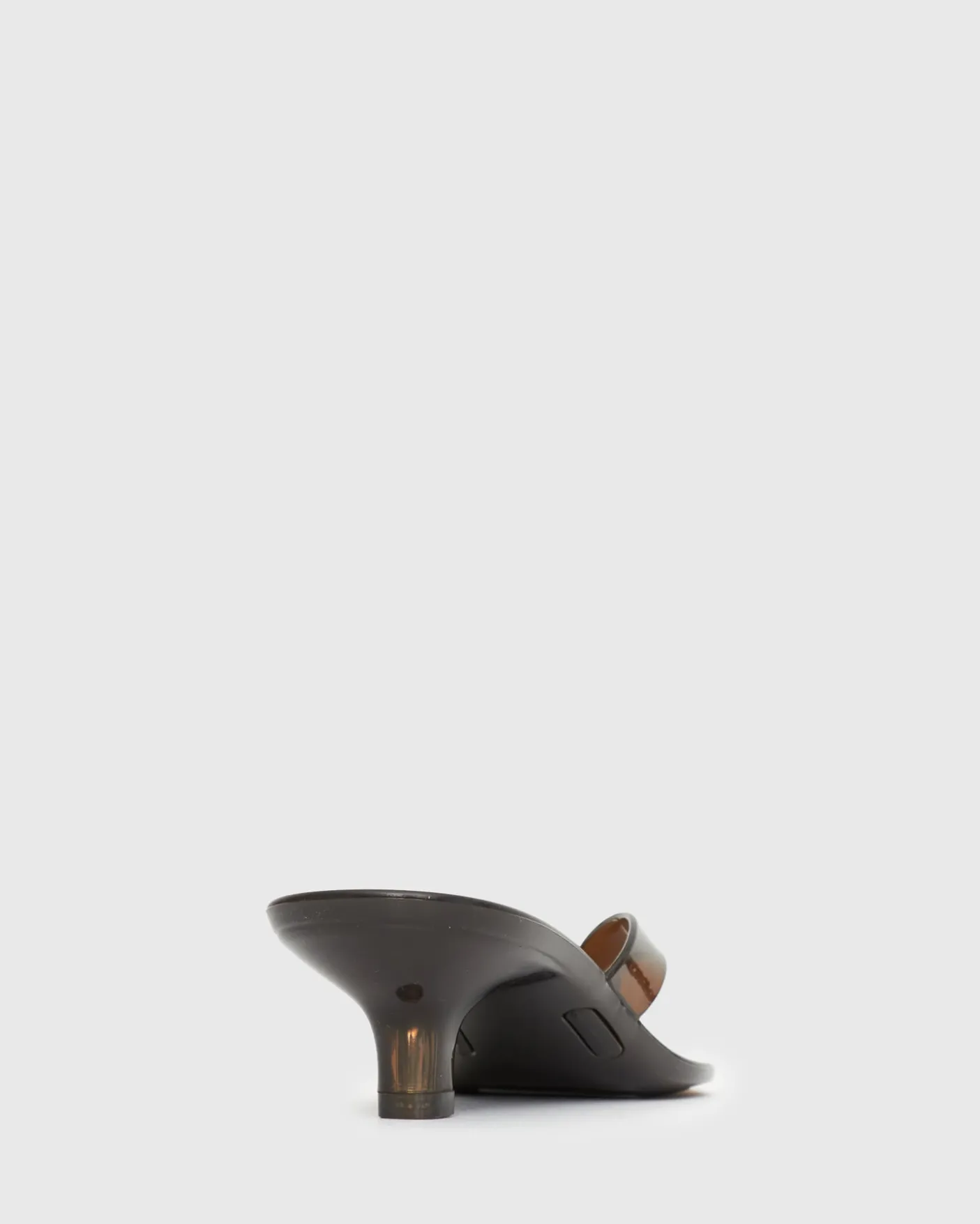 PRE-ORDER TYLA Jelly Kitten Heel Thong Sandals