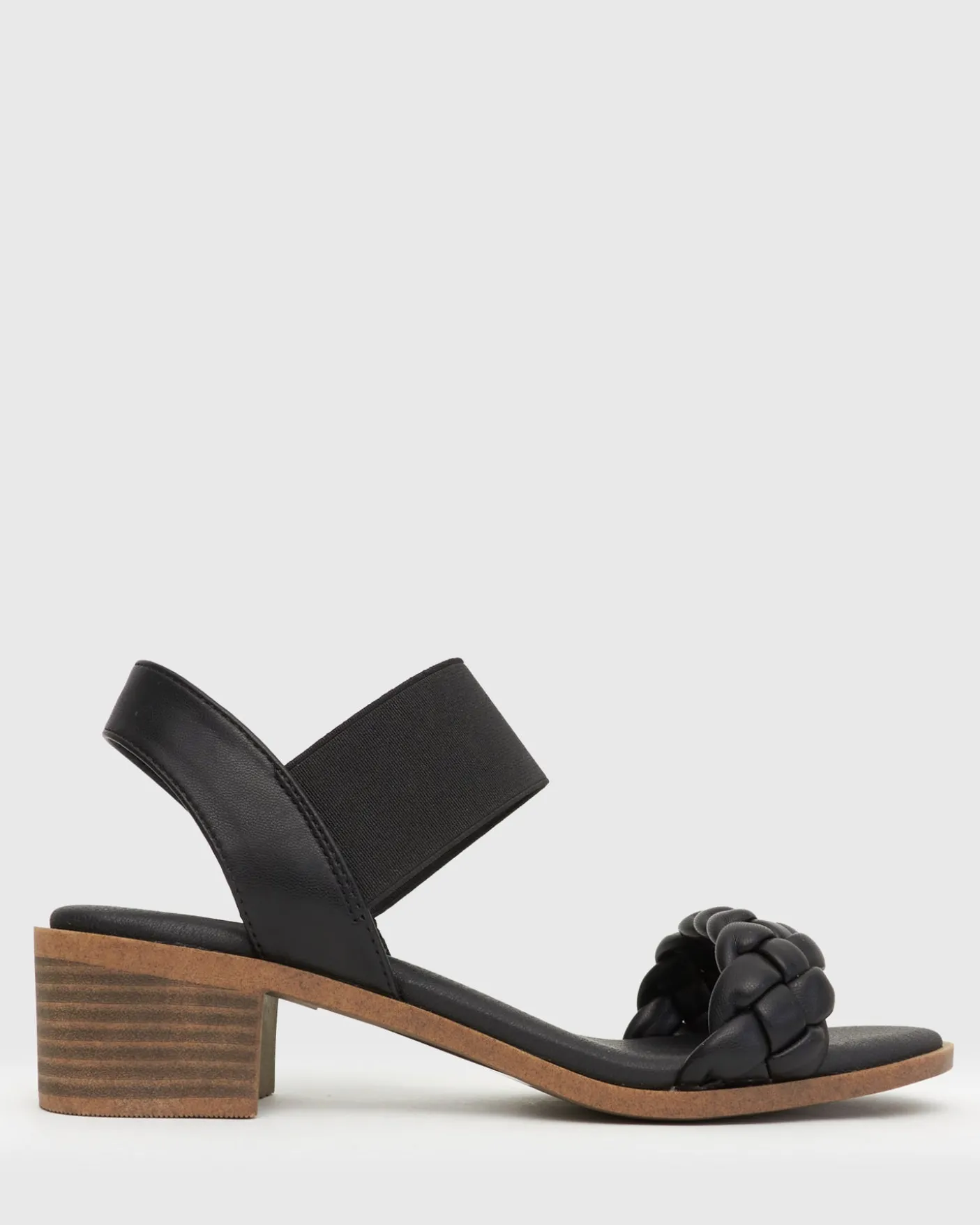 PRE-ORDER Wider Fit HANSEL Braided Ankle Strap Sandals