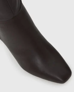 PRIME Block Heel Knee High Boots