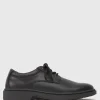 SANTANA E/F Senior Leather School Shoes