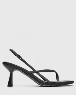 SIENA Strappy Thong Heel Sandals