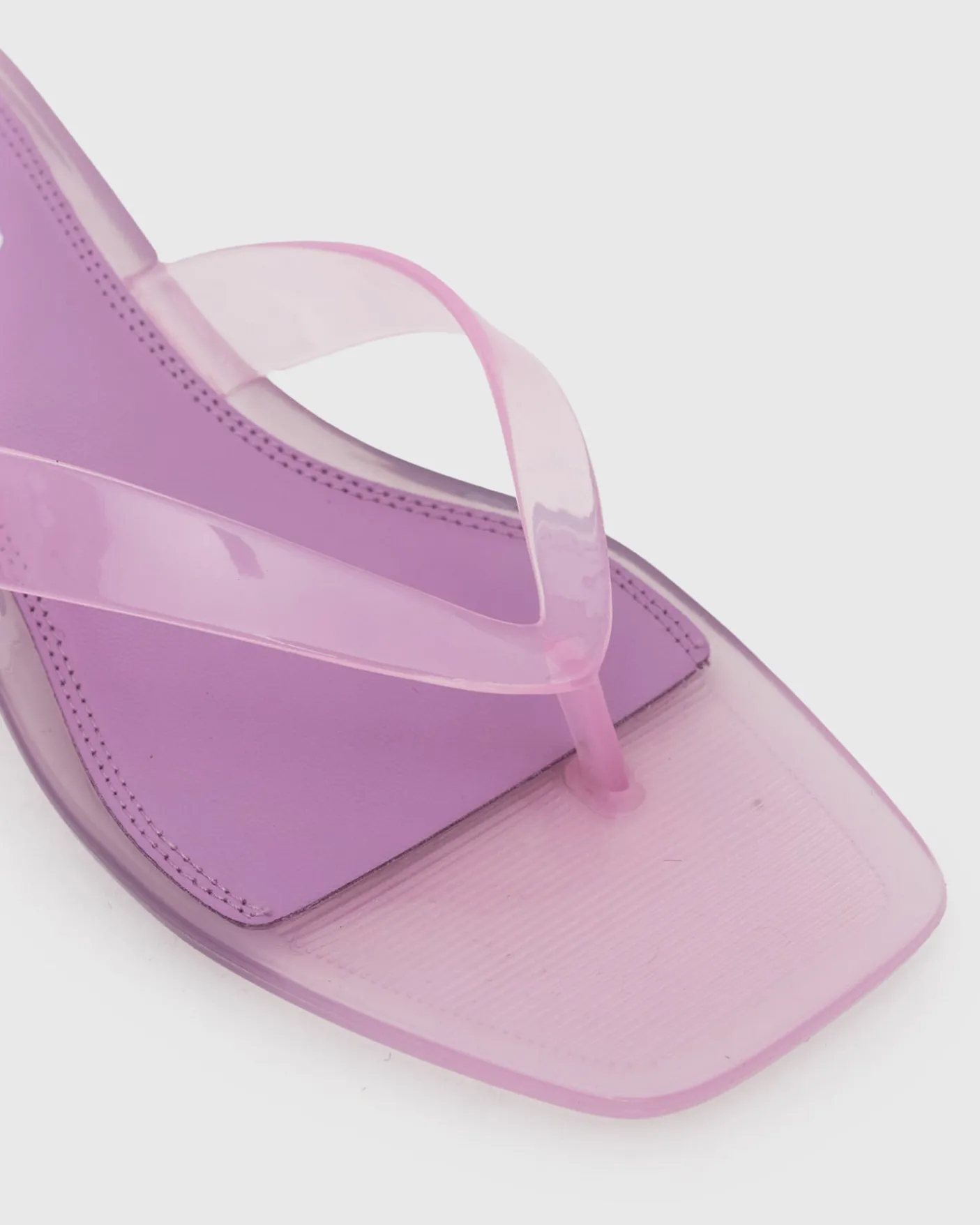 TYLA Jelly Kitten Heel Thong Sandals
