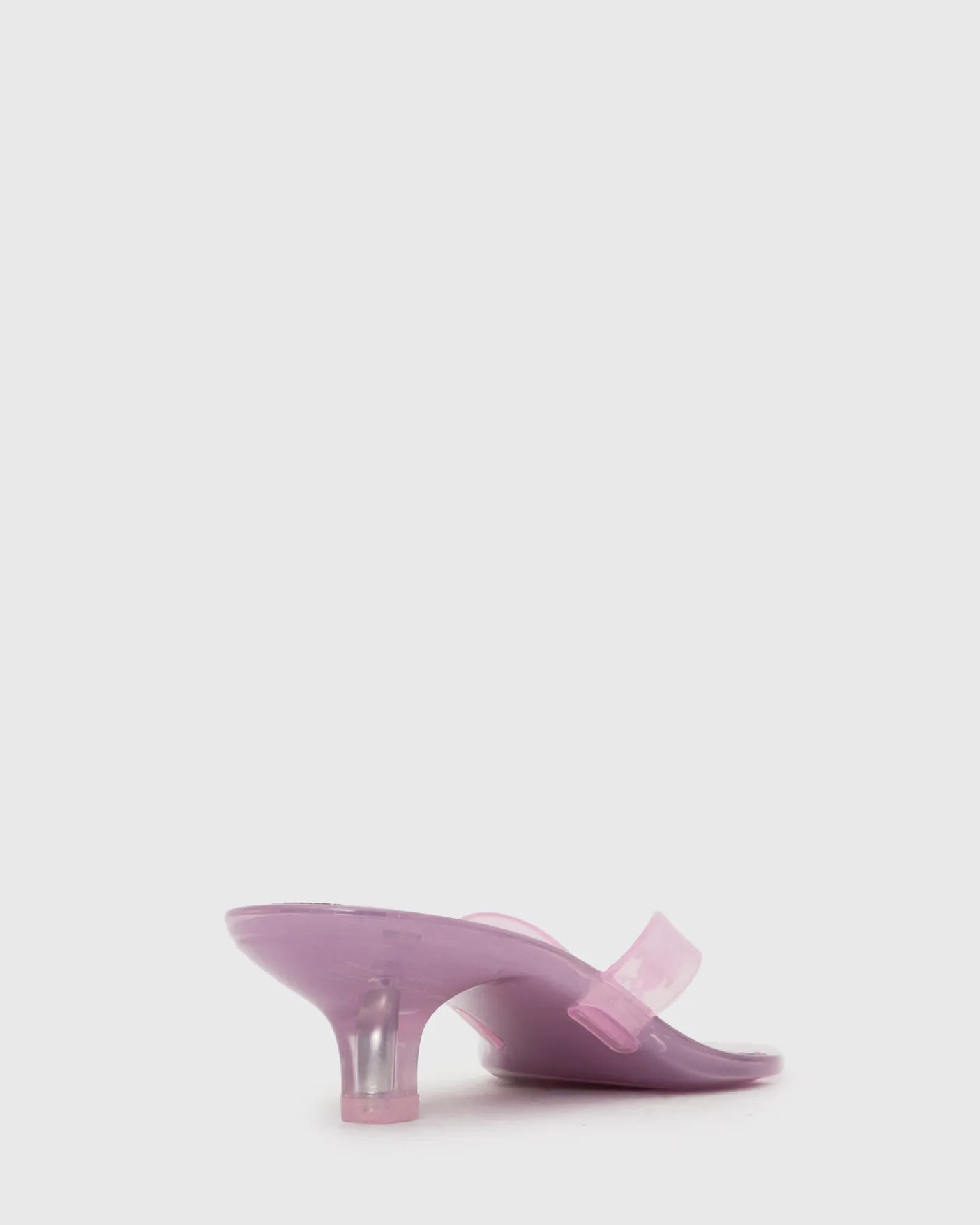 TYLA Jelly Kitten Heel Thong Sandals