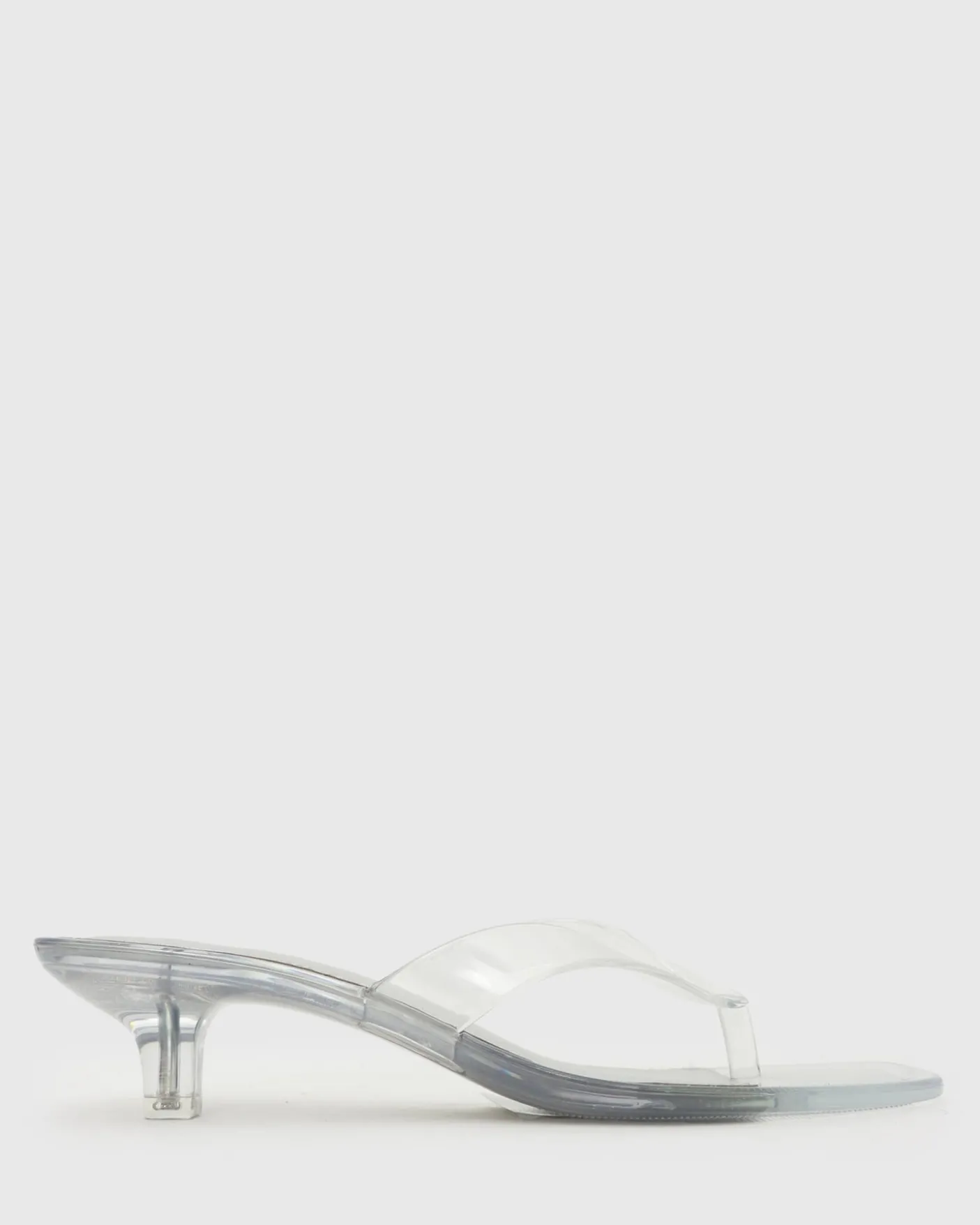 TYLA Jelly Kitten Heel Thong Sandals