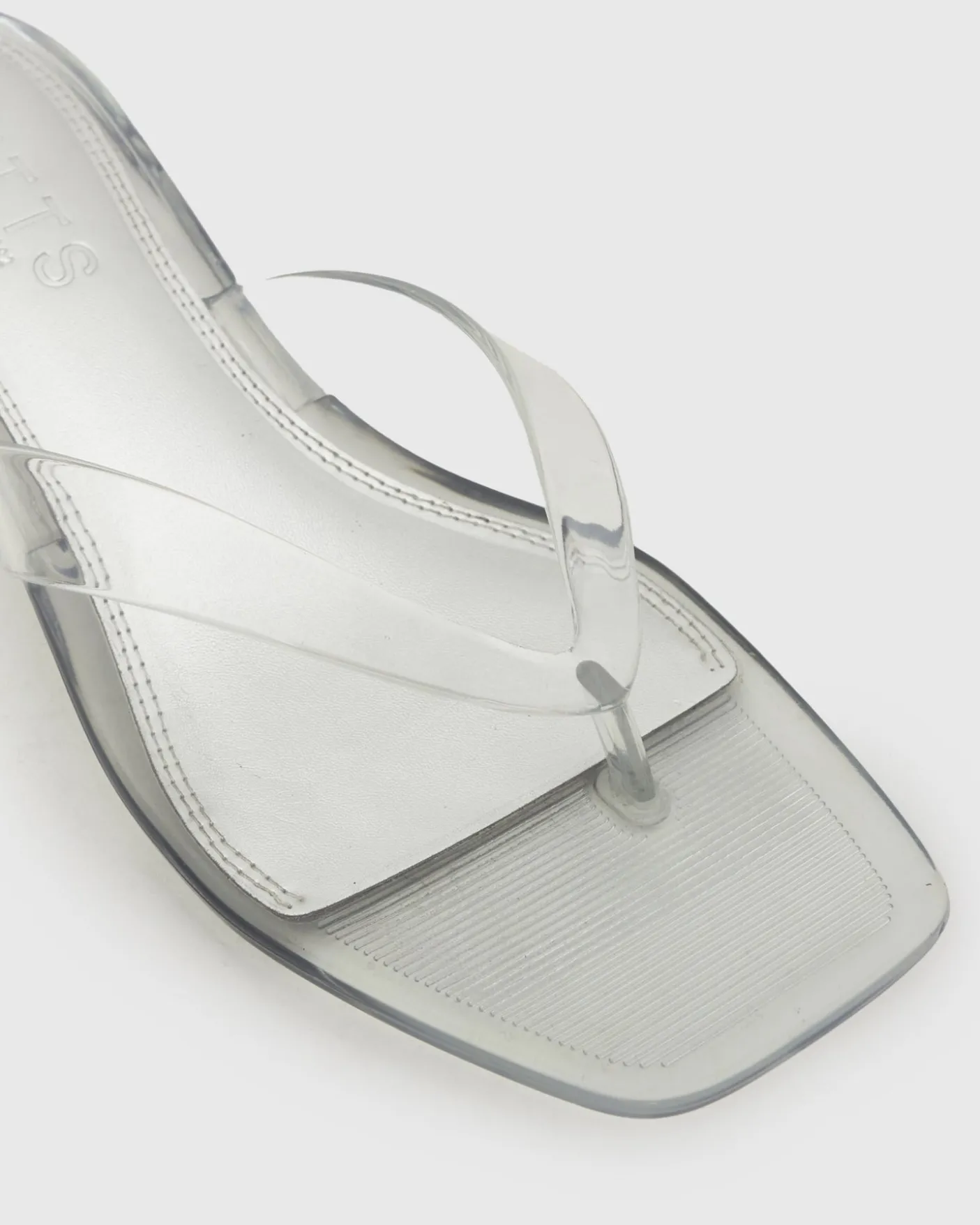 TYLA Jelly Kitten Heel Thong Sandals