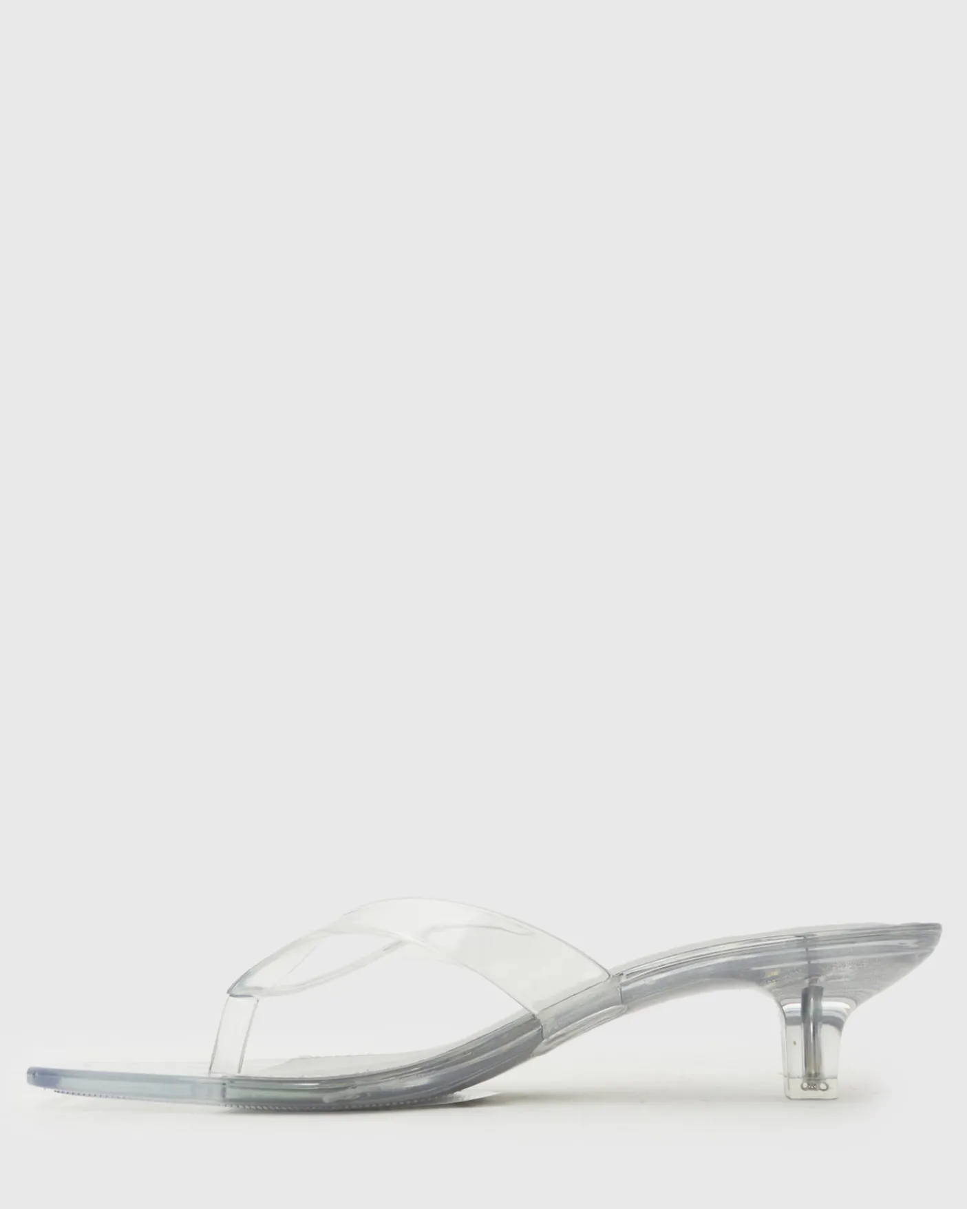TYLA Jelly Kitten Heel Thong Sandals