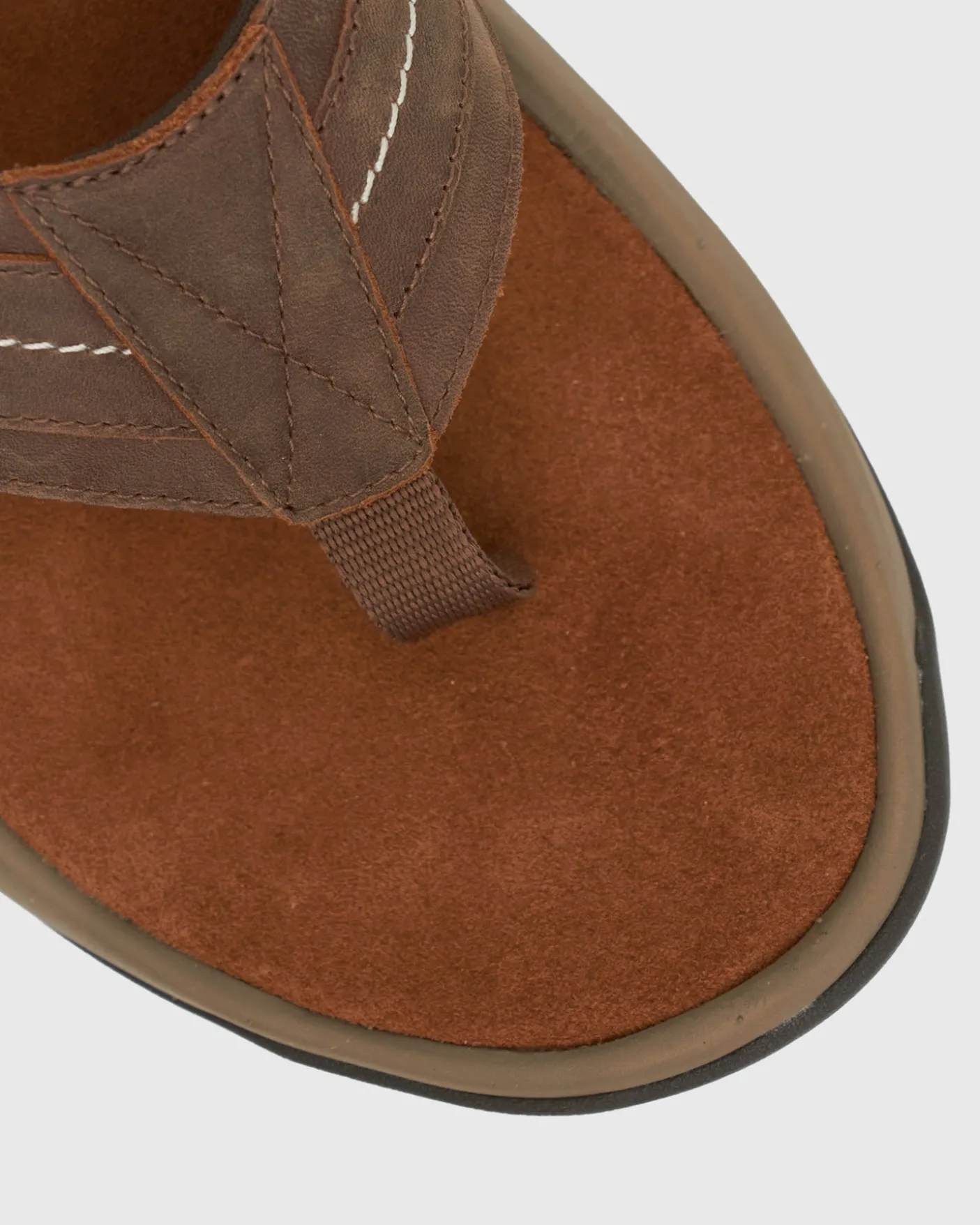 VICTOR Leather Thong Sandals