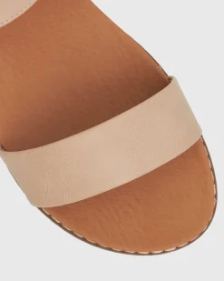Wider Fit ATLANTA Vegan Flat Sandals