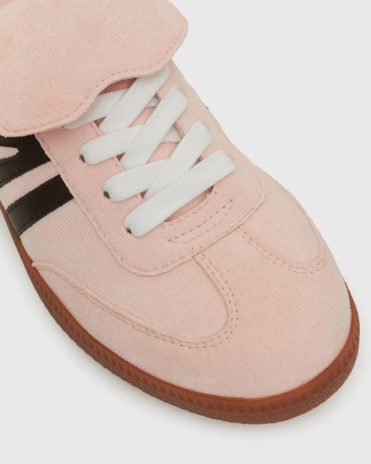 Wider Fit BUTTERSCOTCH Low-Top Lace-Up Sneakers