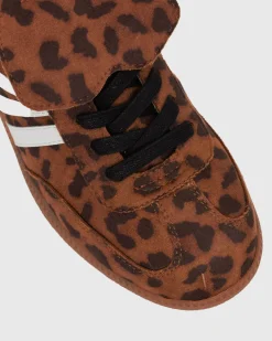 Wider Fit BUTTERSCOTCH Low-Top Lace-Up Sneakers