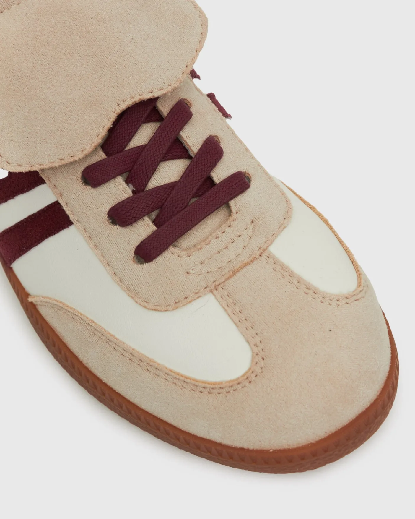Wider Fit BUTTERSCOTCH Low-Top Lace-Up Sneakers
