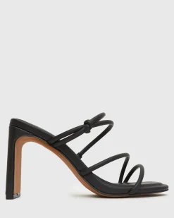 Wider Fit CLEOPATRA High-Heeled Strappy Mules