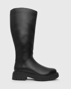 Wider Fit DRAGON Round Toe Knee Boots