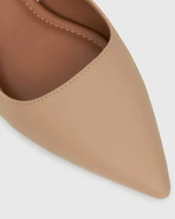 Wider Fit GUS Block Heel Slingback Pumps