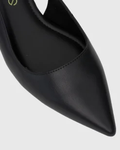 Wider Fit GUS Block Heel Slingback Pumps