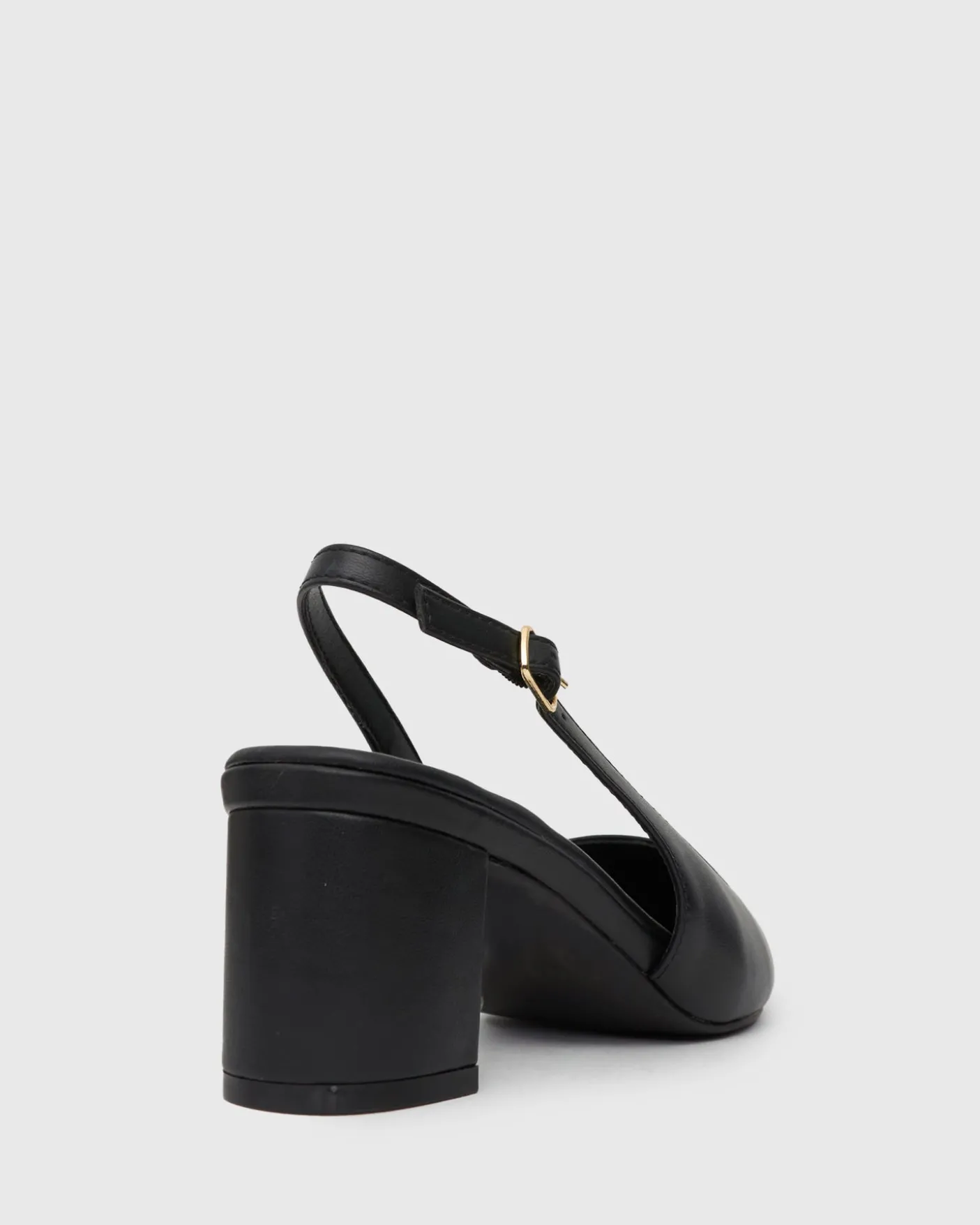Wider Fit GUS Block Heel Slingback Pumps