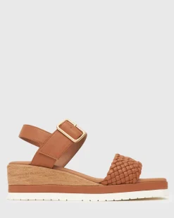 Wider Fit KENZIE Vegan Low Wedge Sandals