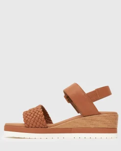 Wider Fit KENZIE Vegan Low Wedge Sandals