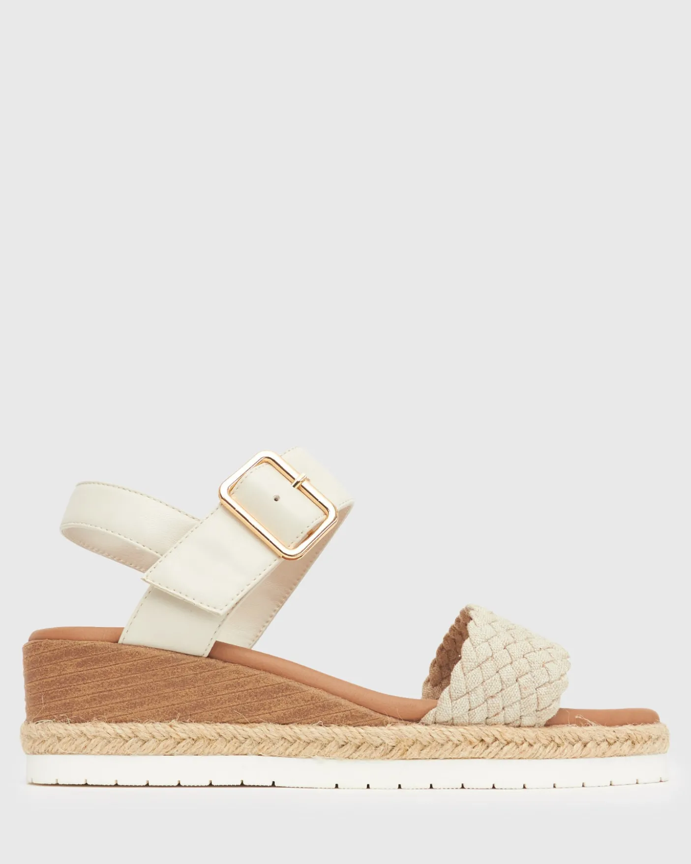 Wider Fit KENZIE Vegan Low Wedge Sandals